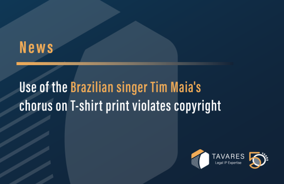 Use of the Brazilian singer Tim Maia's chorus on T-shirt print violates copyright