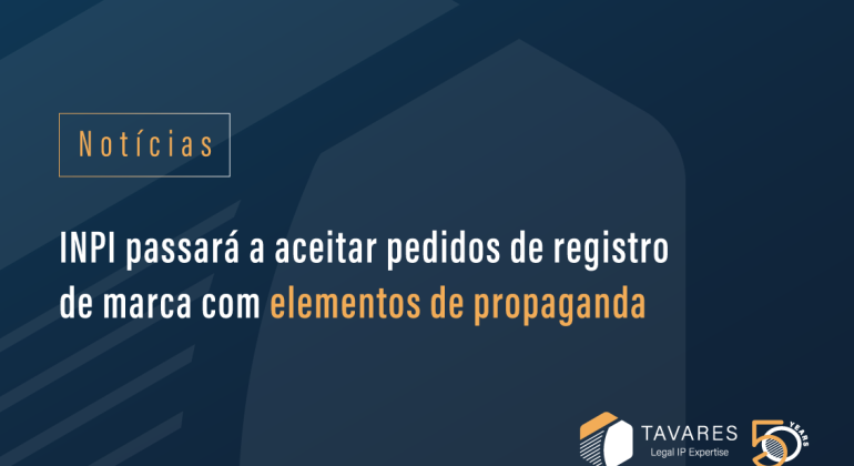 INPI passará a aceitar pedidos de registro de marca com slogan
