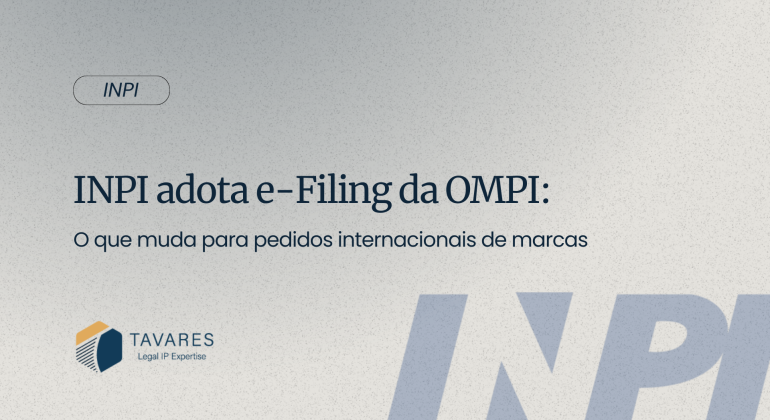 INPI adota e-Filing da OMPI: o que muda para pedidos internacionais de marcas