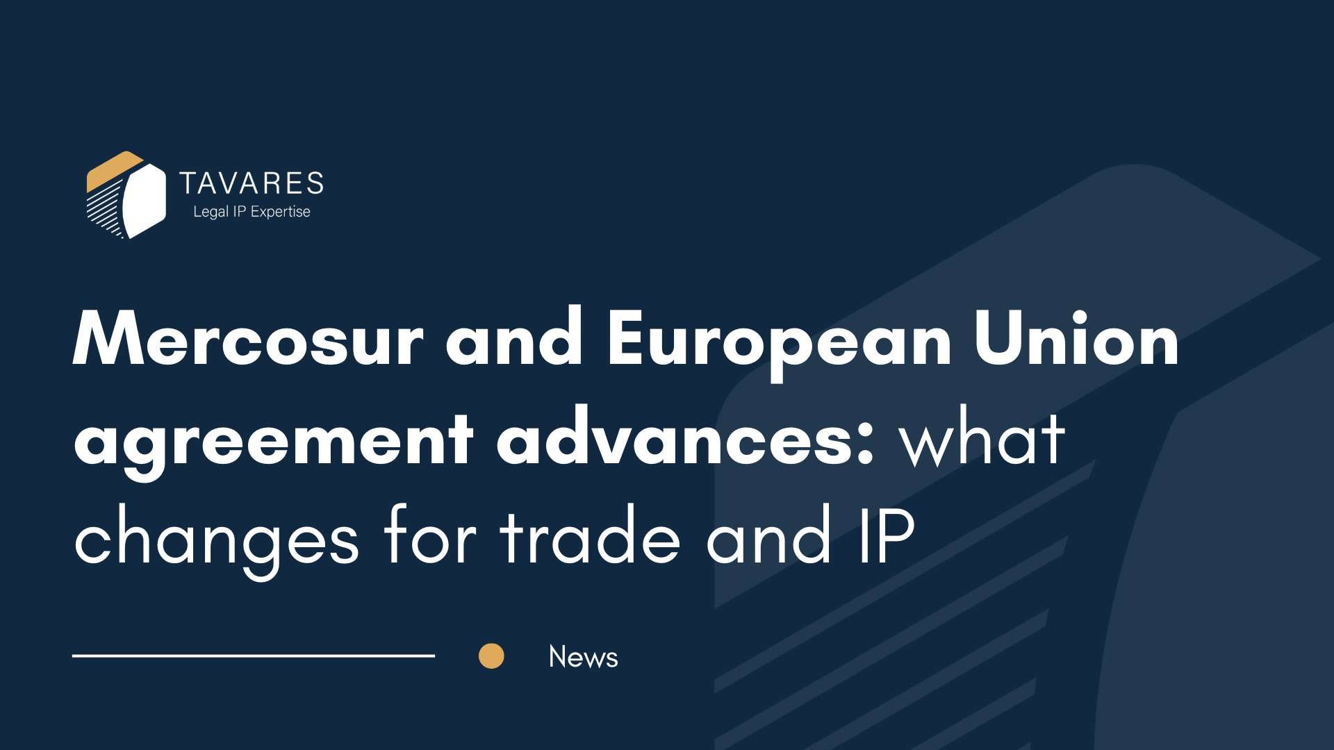Mercosur–European Union agreement advances: what changes for trade and IP