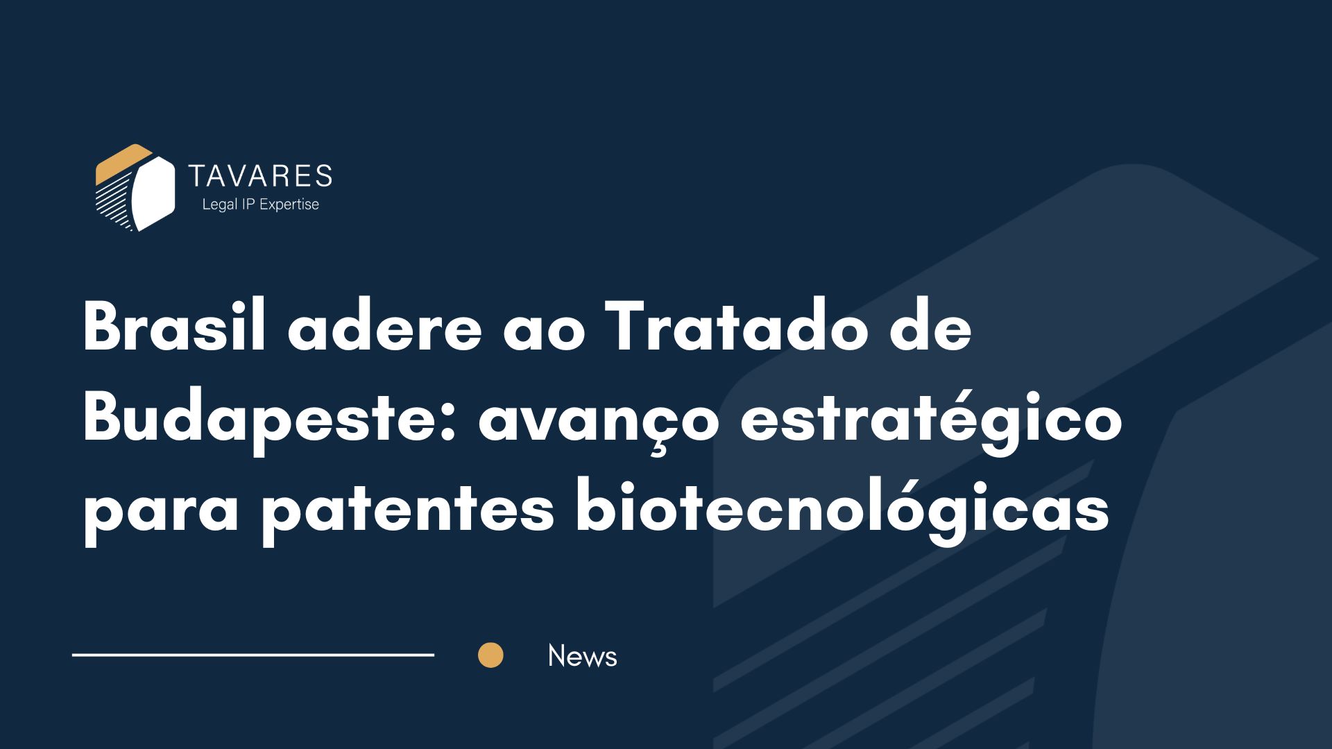 Brasil adere ao Tratado de Budapeste: avanço estratégico para patentes biotecnológicas