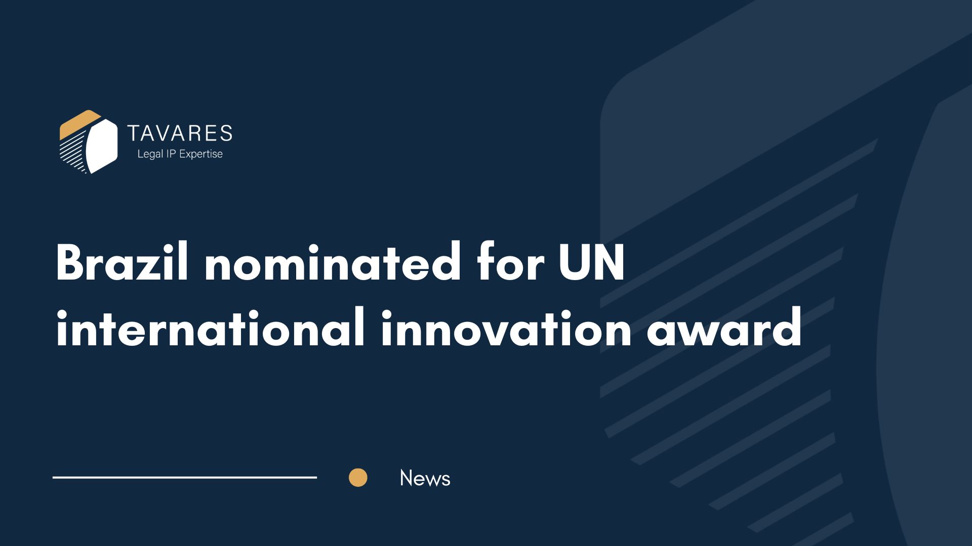 Brazil nominated for UN international innovation award