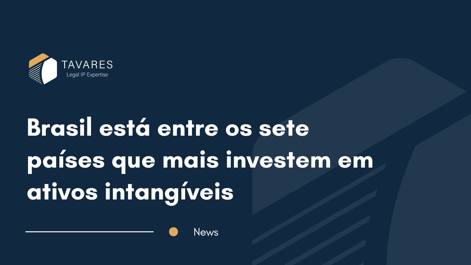 Brasil está entre os sete países que mais investem em ativos intangíveis