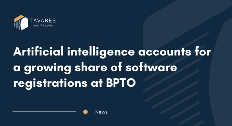 Artificial intelligence accounts for a growing share of software registrations at BPTO