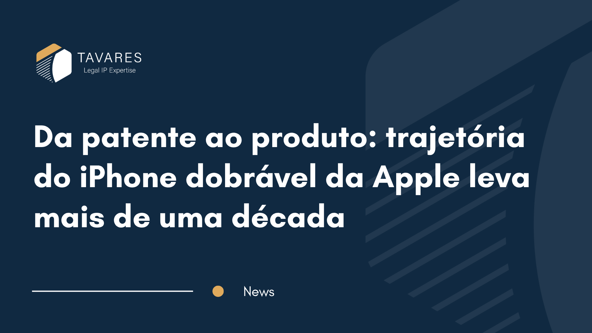 Da patente ao produto: trajetória do iPhone dobrável da Apple leva mais de uma década